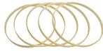 Bamboe ring borduurring flowerhoop 26 cm/stuk bamboo, Nieuw