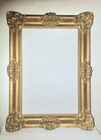 Lijst - Hout - Groot, goudkleurig, Antiek en Kunst