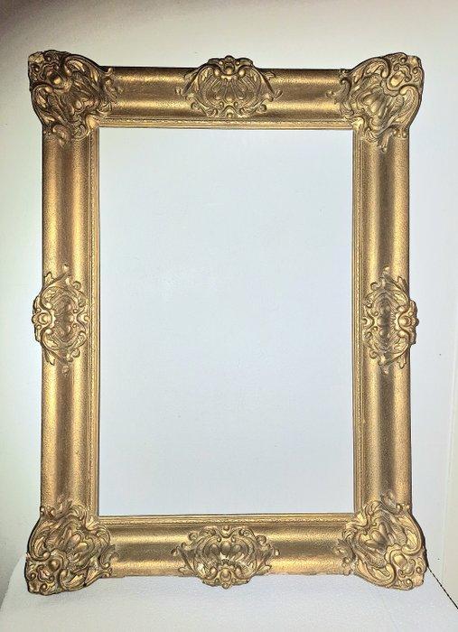 Lijst - Hout - Groot, goudkleurig, Antiek en Kunst, Antiek | Overige Antiek
