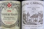 1976 Château Gazin & Château Carbonnieux - Graves, Pomerol, Verzamelen, Nieuw
