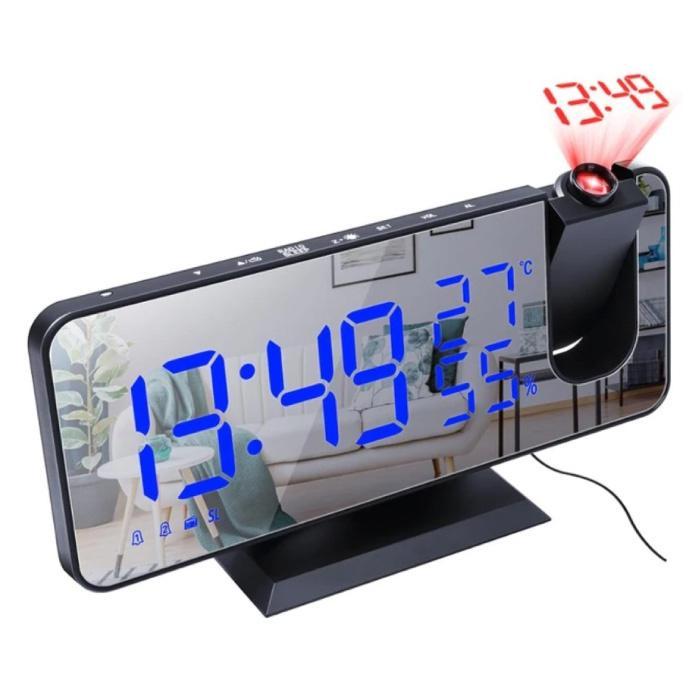 Multifunctionele Digitale LED Klok - Wekker Spiegel Alarm, Elektronische apparatuur, Wekkers, Nieuw, Verzenden