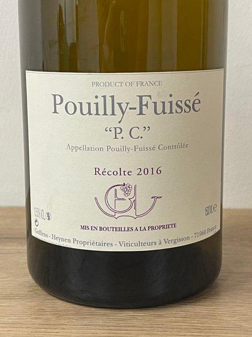 2016 Guffens-Heynen, Pouilly-Fuissé P.C. - Bourgogne - 1, Verzamelen, Wijnen