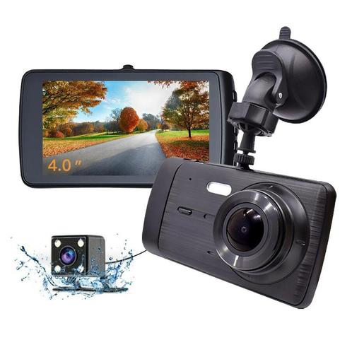 X4 Touch 2CH Dual 4.0 inch 1296p dashcam, Auto diversen, Auto-accessoires, Nieuw, Verzenden