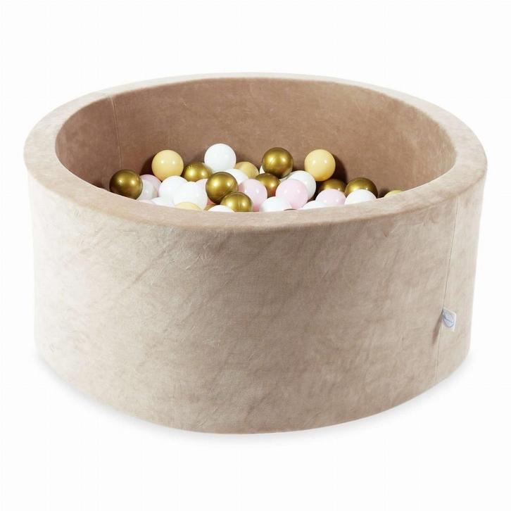 Luxe ballenbak met fluweelzachte hoes - 90x40 cm - 300 ba..., Kinderen en Baby's, Speelgoed | Babyspeelgoed, Nieuw, Ophalen of Verzenden