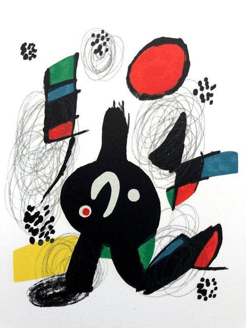 Joan Miro (1893-1983) - La Mélodie Acide - VII, Antiquités & Art, Art | Peinture | Classique