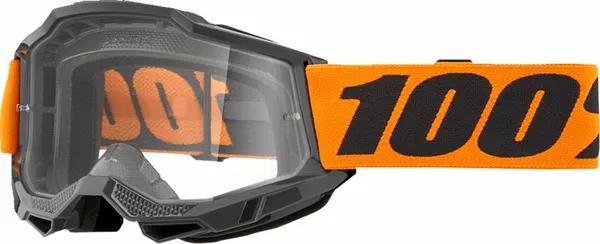 100% Accuri2 Crossbril – Oranje (Clear Lens) – 2025 Collect, Motoren, Onderdelen | Overige, Verzenden