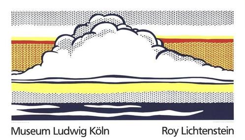 Roy Lichtenstein (after) - Cloud and Sea - Silkscreen -, Antiquités & Art, Art | Dessins & Photographie