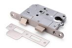 Woningbouw cilinder dag- en nachtslot 55 mm geborsteld rvs, Ophalen of Verzenden, Nieuw, Slot