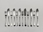 Visbestekset voor 6 personen (12) - Edwardiaans gegraveerd