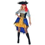 Piraat Jurk Blauw Oranje Dames, Kleding | Dames, Verzenden, Nieuw