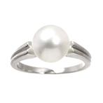 Mikimoto - Ring Platina, Handtassen en Accessoires, Ringen, Nieuw