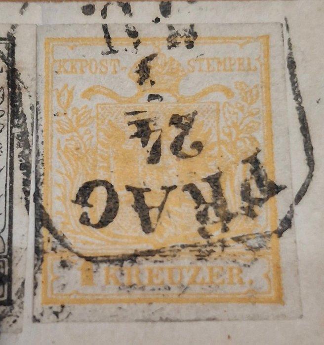 Oostenrijk 1851/1851 - Lettre De Prestige, Zeldzame gemengde, Timbres & Monnaies, Timbres | Europe | Autriche