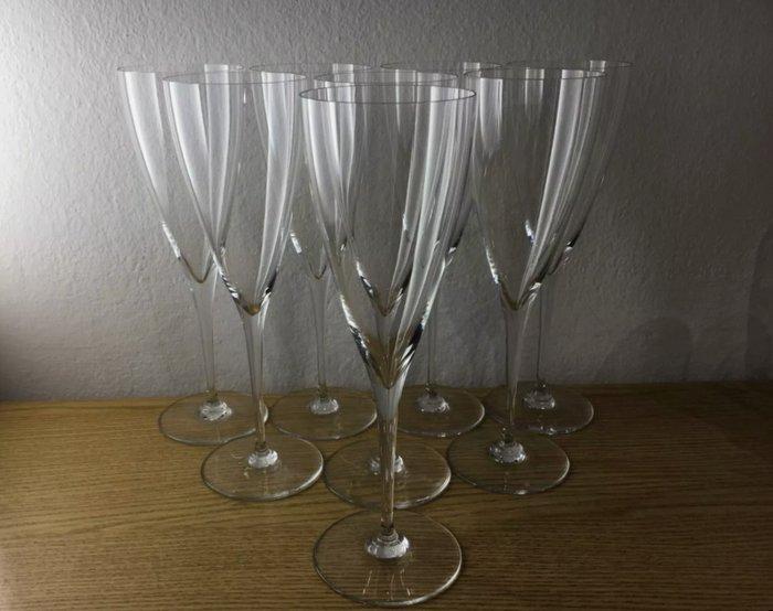 Baccarat - Champagne fluitje (8) - Dom Perignon - Kristal, Antiek en Kunst, Antiek | Meubels | Tafels