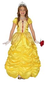 Prinsessen Jurk Kind Geel, Verzenden, Nieuw