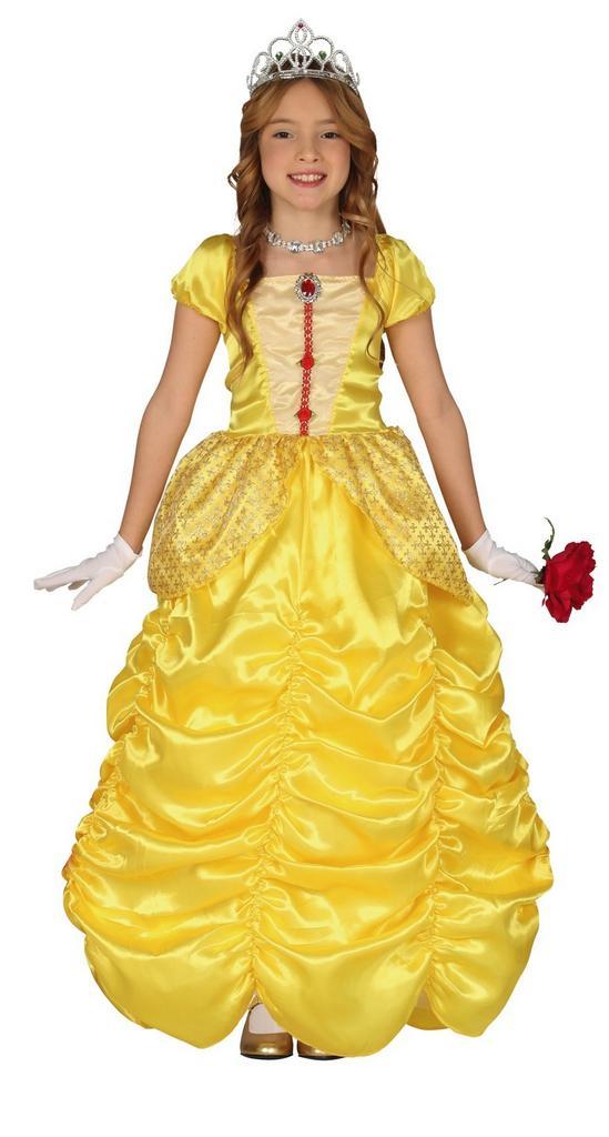 Prinsessen Jurk Kind Geel, Kinderen en Baby's, Carnavalskleding en Verkleedspullen, Nieuw, Verzenden