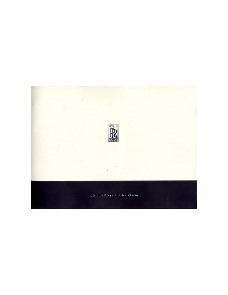 2003 ROLLS ROYCE PHANTOM BROCHURE ENGELS, Livres, Autos | Brochures & Magazines, Enlèvement ou Envoi
