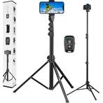2dekans | Studio ME Telefoon Statief - 170 cm - Tripod, Audio, Tv en Foto, Fotografie | Statieven en Balhoofden, Ophalen of Verzenden