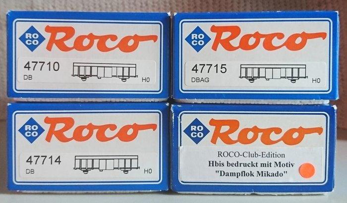 Roco H0 - 47710/47714/47715/46170 - Modeltrein goederenwagon, Hobby en Vrije tijd, Modeltreinen | H0