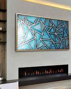 Ksavera - Silver Abstract A1381 - painting on XXL canvas