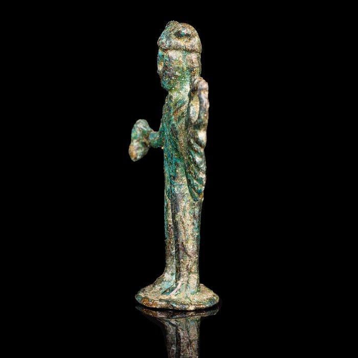 Oud-Romeins Bronzen beeldje van Mercurius - De boodschapper, Antiek en Kunst, Antiek | Overige Antiek