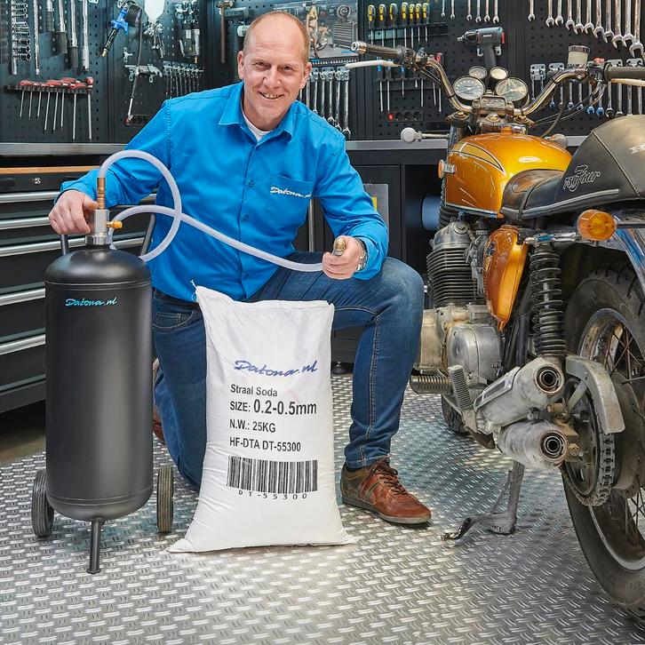 Datona Combivoordeel: Soda straalketel - 26 liter + 20 kg, Doe-het-zelf en Bouw, Gereedschap | Overige machines, Ophalen of Verzenden