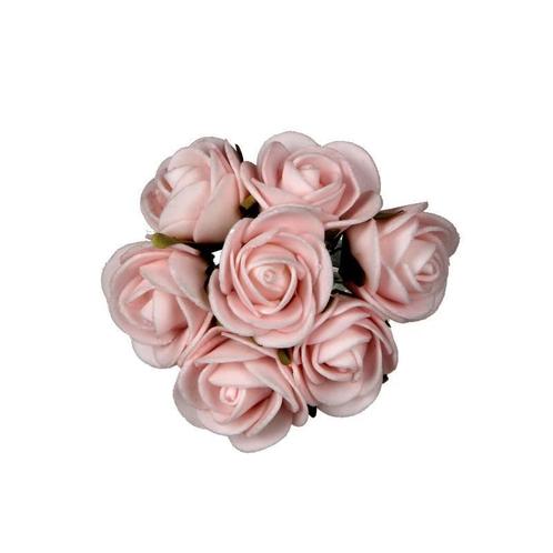 Mini foam roos Softroze 3cm. 84st foambloemen, Huis en Inrichting, Woonaccessoires | Kunstplanten en Kunstbloemen, Nieuw