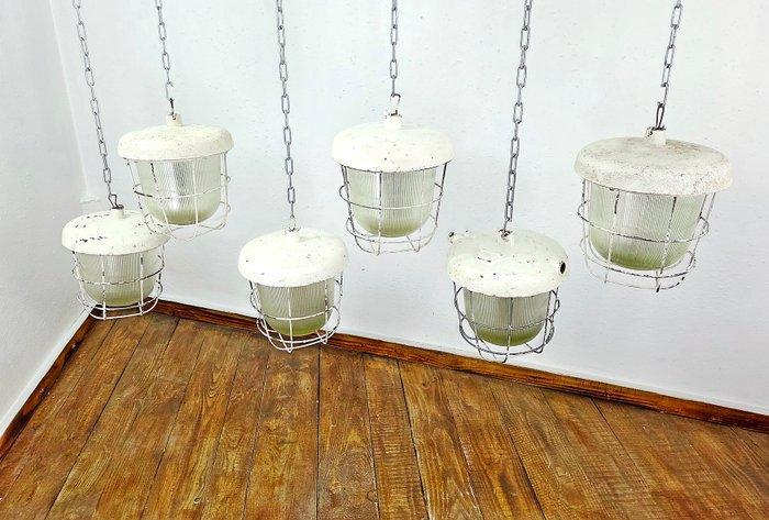 Plafondlamp (6) - Gietijzer, Antiek en Kunst, Antiek | Wandborden en Tegels