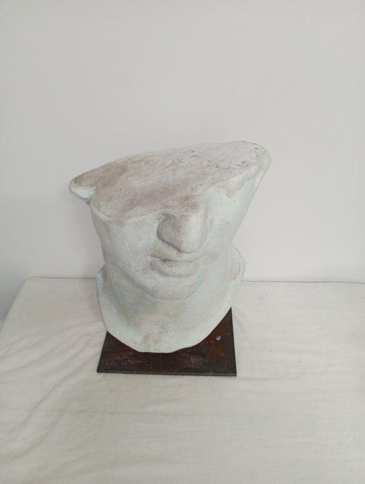 Figuur - Cabeza de coloso - cuarcita, Antiek en Kunst, Curiosa en Brocante