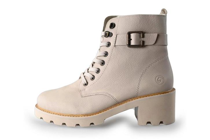 Remonte Veterboots in maat 40 Beige | 5% korting, Kleding | Dames, Schoenen, Beige, Zo goed als nieuw, Overige typen, Verzenden