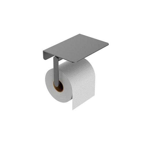 Toiletrolhouder Wiesbaden Alonzo Met Planchet Gunmetal, Doe-het-zelf en Bouw, Sanitair, Bad, Nieuw, Ophalen of Verzenden