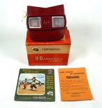 Viewmaster Maroon gekleurde model E viewer met koloniaal