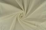 10 meter double gauze stof - Gebroken wit - 100% katoen, Verzenden, 120 cm of meer, Wit, Katoen