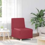 vidaXL Modulaire Sofa Eenheid Armless Wijnrood 55 x 74 x 82, Verzenden, Nieuw