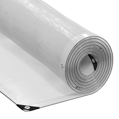 vidaXL Doorzichtig zeildoek met zeilringen 4x10 m, Doe-het-zelf en Bouw, Overige Doe-Het-Zelf en Bouw, Nieuw, Verzenden