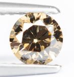 Diamant - 0.50 ct - Natural Fancy Deep Yellowish Brown - VS2