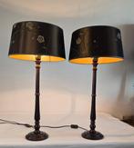 Tafellamp (2) - Walnoot, Huis en Inrichting, Nieuw