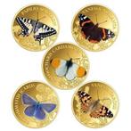 10 x 1/1000 troy oz - Or .999 - Wonder World of Butterflies, Timbres & Monnaies