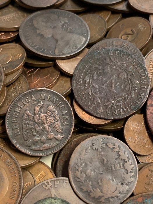 Wereld. Collection of coins 1800-1900 (Zonder Minimumprijs), Postzegels en Munten, Munten | Europa | Niet-Euromunten