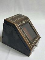 Doos - Hout, parelmoer - parelmoeren horlogedoos