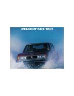 1979 PEUGEOT 604 / 504 BROCHURE ENGELS (USA), Ophalen of Verzenden, Nieuw