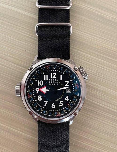 Terra Cielo Mare - ORIENTEERING TITANIUM - ORIENTEERING, Handtassen en Accessoires, Horloges | Heren