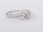 Bague de fiançailles - 18 carats Or blanc - 1.12ct. tw.