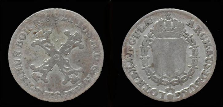 Austrian Netherlands Brabant Joseph 10 liards (oorden) 17..., Postzegels en Munten, Munten | Europa | Niet-Euromunten, België