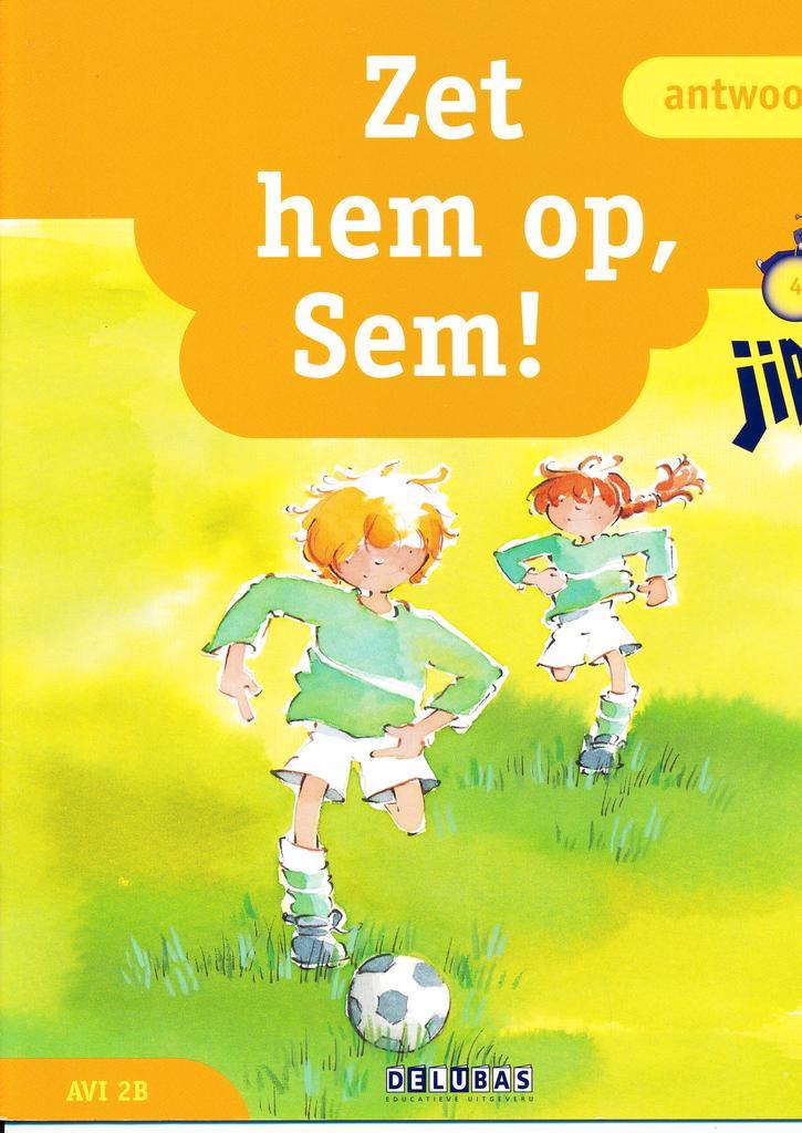Jippie Antwoorden Zet hem op Sem! AVI 2B, Boeken, Schoolboeken, Verzenden