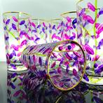 Secoloventesimo - Drinkservies - Goud Amethist vertrekt L.D.