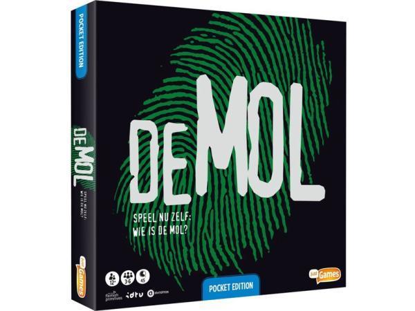 Veiling - Just Games Wie is de Mol? - Pocketspel, Hobby en Vrije tijd, Gezelschapsspellen | Bordspellen