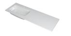 INK Wastafel Faktor polystone links met 1 kraangat 140 cm x, Ophalen of Verzenden, Nieuw, Overige typen