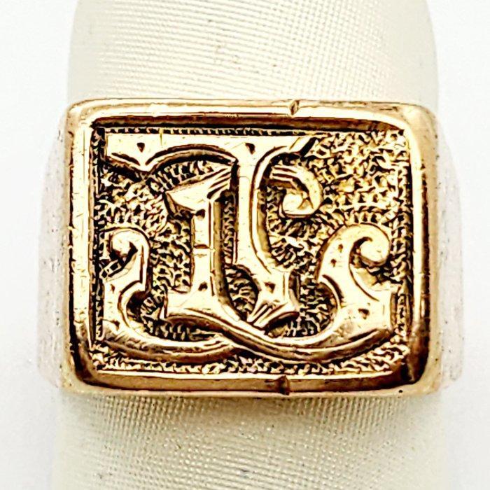 Ring - 18 karaat Geel goud, Handtassen en Accessoires, Ringen