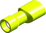 PVC Geïsoleerde Spade Connector 4.0-6.0mm² Geel - CE100301, Doe-het-zelf en Bouw, Elektriciteit en Kabels, Verzenden, Nieuw