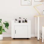 vidaXL Bureaukastje 60x45x60 cm bewerkt hout wit, Maison & Meubles, Maison & Meubles | Autre, Verzenden